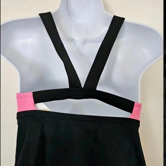Nike color block tankini swimsuit XL New NWT - Picture 3 of 7